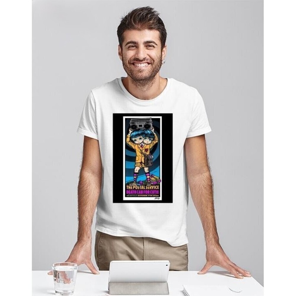 The Postal Service & Death Cab For Cutie Seattle Indie Music Fan Retro T-Shirt